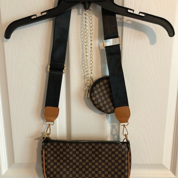 3 piece purse adjustable strap extra chain strap. - Picture 5 of 5